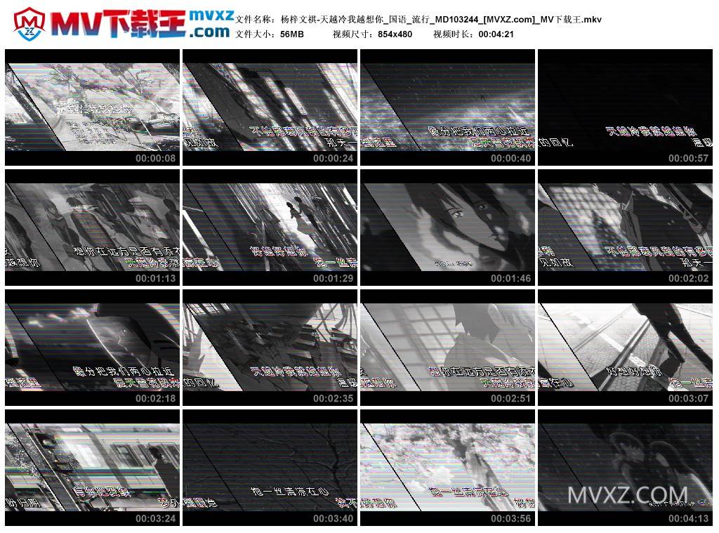 杨梓文祺-天越冷我越想你_国语_流行_MD103244